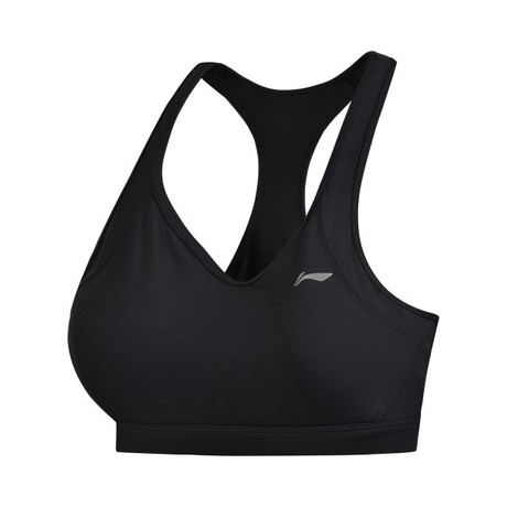 AUBP014-3 Sports Bra Tight Fit Standard Black XXL