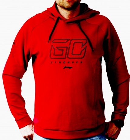 AWDP087-6 Hoodie Go Stronger Red 3XL