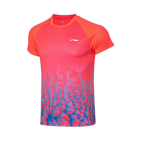 Herren Competition Shirt Team Wear Koralle- AAYQ081-1 S