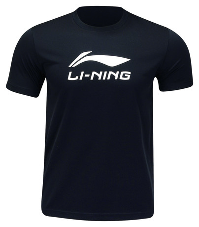 Unisex Sport-Shirt Logo-Standard - Schwarz - ATSU493-1 L = M EU