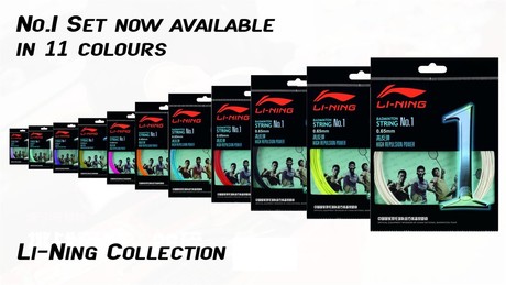 Badmintonsaite No.1 im 10m-Set verschiedene Farben - AXJJ018 Gold