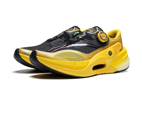 Herren Wettkampf Laufschuh Furios Rider 7 Pro V2 - schwarz-zitronengelb - ARZU001-15 EU43- UK8,5- US9,5- 270mm