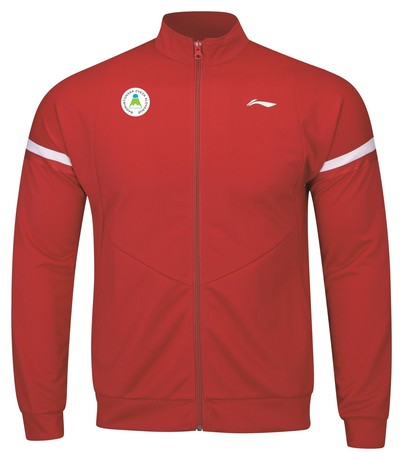 Herren Trainingsanzug Team Line rot/schwarz - AWES001-5 3XL = XXL EU