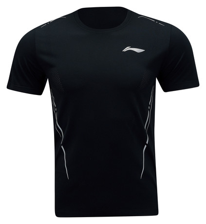 Tischtennis Performance Shirt schwarz - ATSR019-1 M = S EU