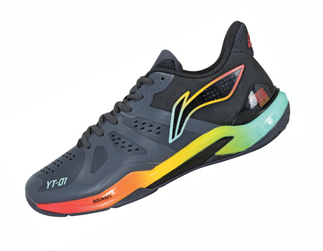 Unisex Badmintonschuh Wolke schwarz/bunt - AYAS028-5 EU 43 2/3 -US 10 -275 mm