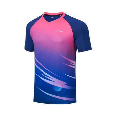 Tischtennis Herren Team Wettkampftrikot Topspin - blau-violett - AAYT031-1 L = M EU