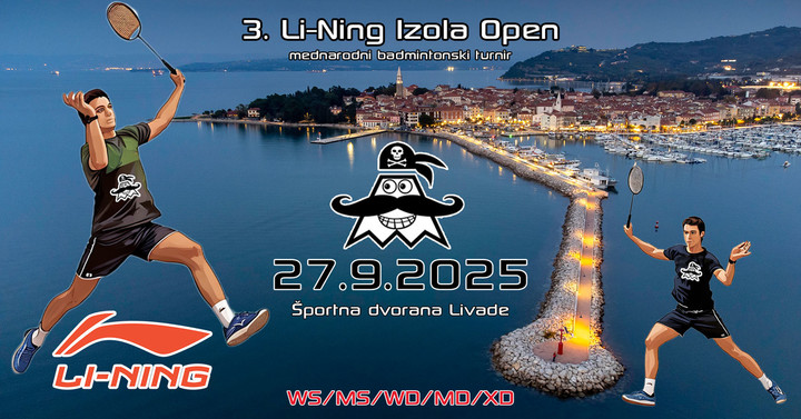 Li-Ning Izola open - 27.9.2025